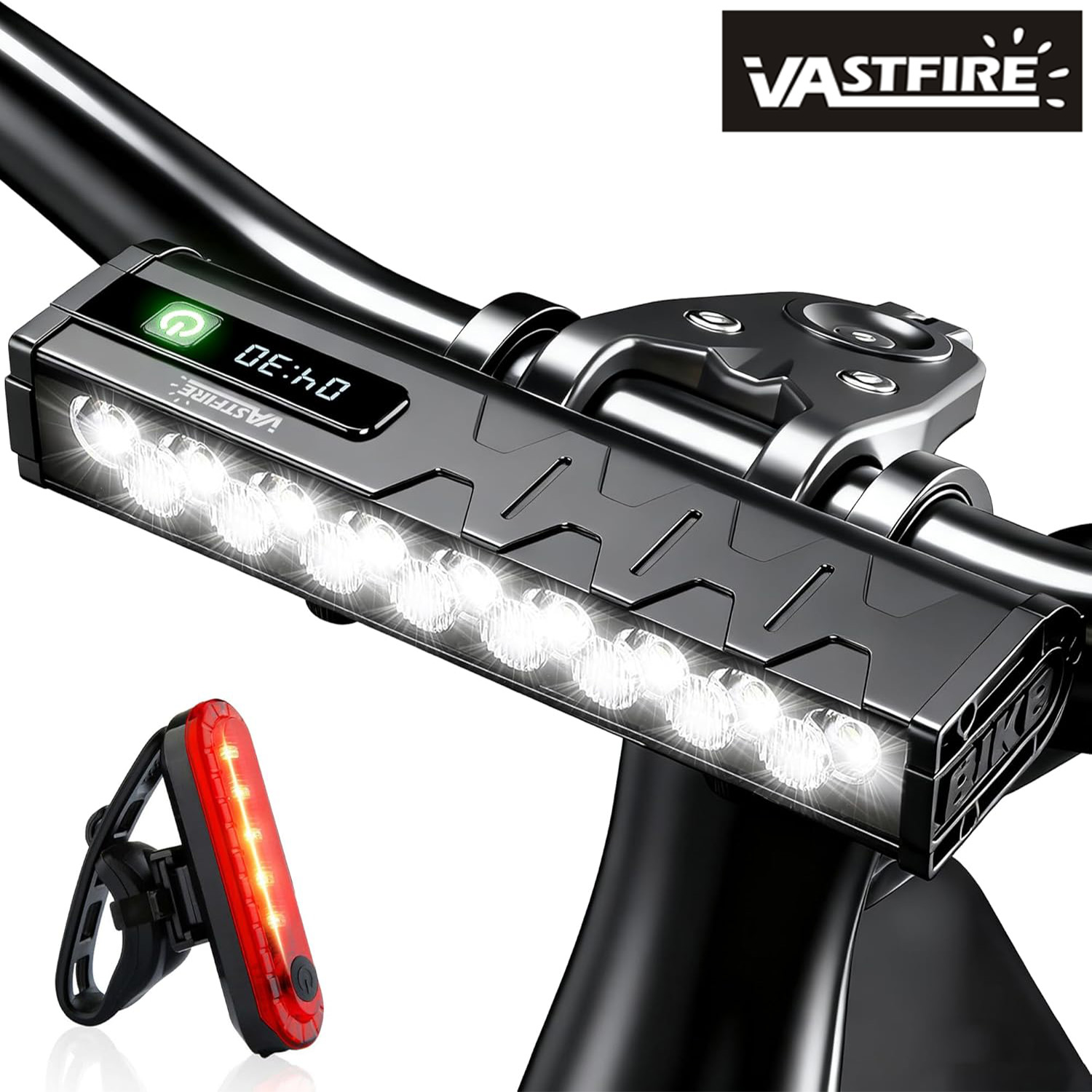 Cycling Gear Charging Station - مصباح أمامي وخلفي LED للدراجة من