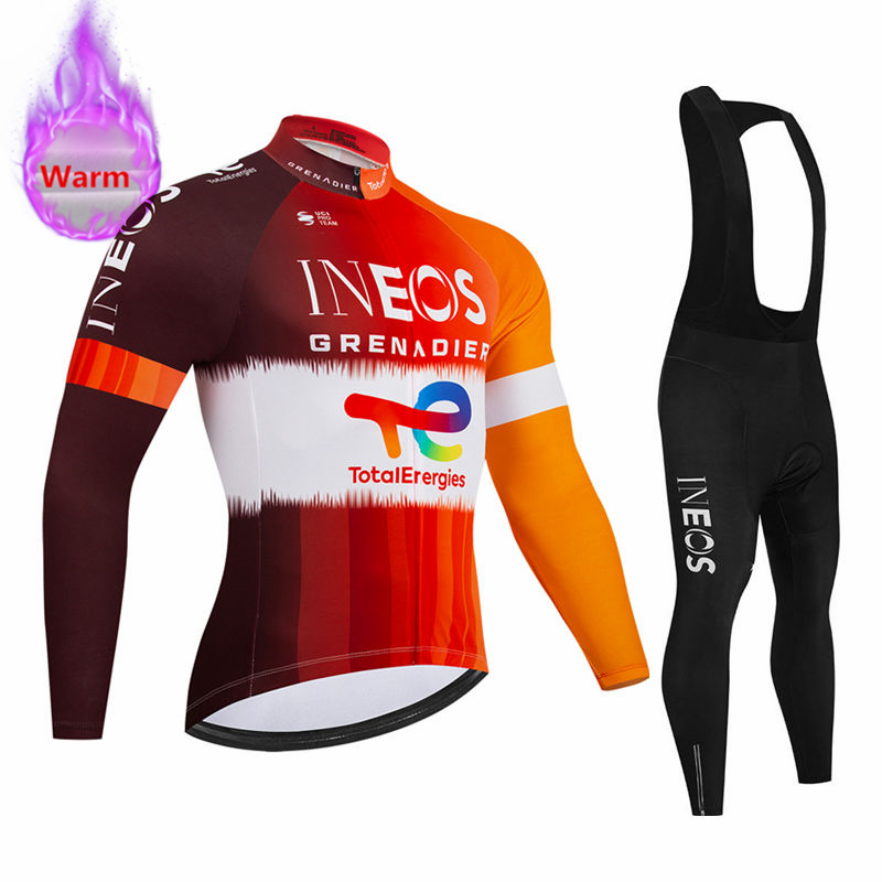 Cycling Gear Leaderboard - طقم سترة ركوب الدراجات الشتوية طويلة