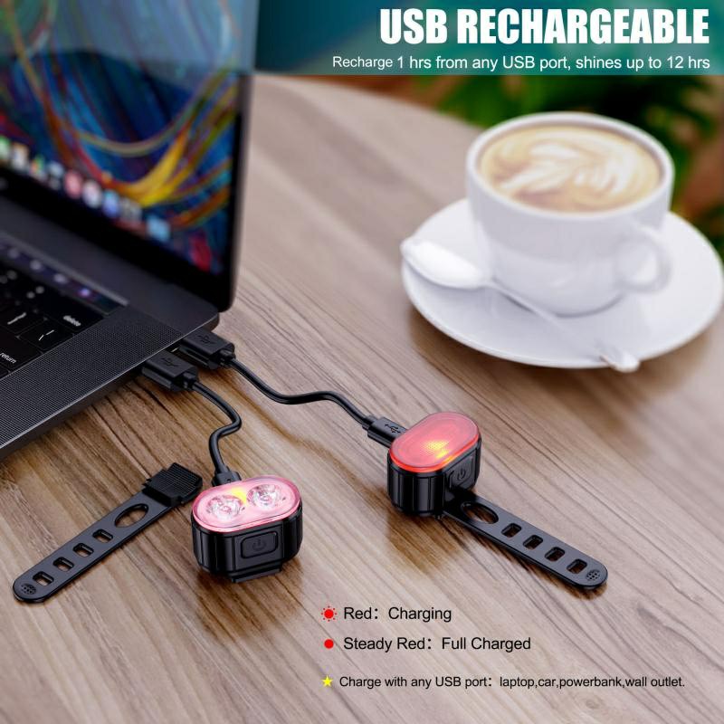 أضواء الدراجة LED USB مصباح در - مراجعة Cycling Gear Charging Station وسعره