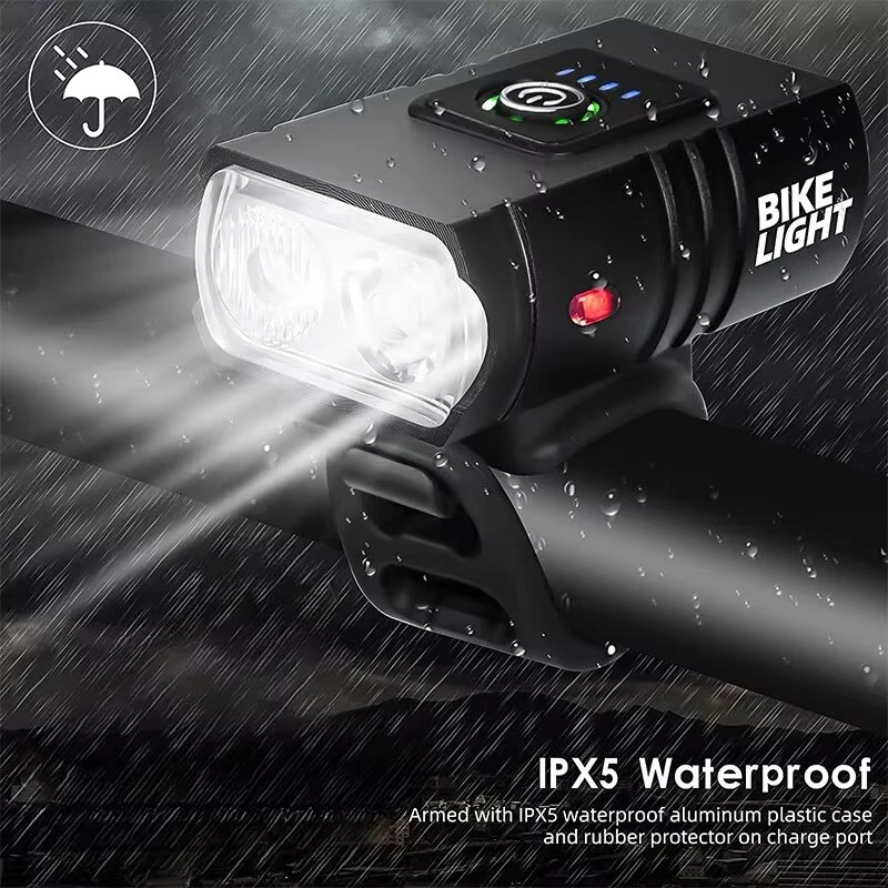 مصباح أمامي LED للدراجة T6S، ك - مراجعة Cycling Gear Charging Station وسعره