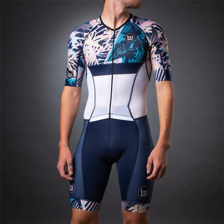 Wattie Ink Men Skinsuit Cyclin - مراجعة Triathlon Cycling Kit وسعره