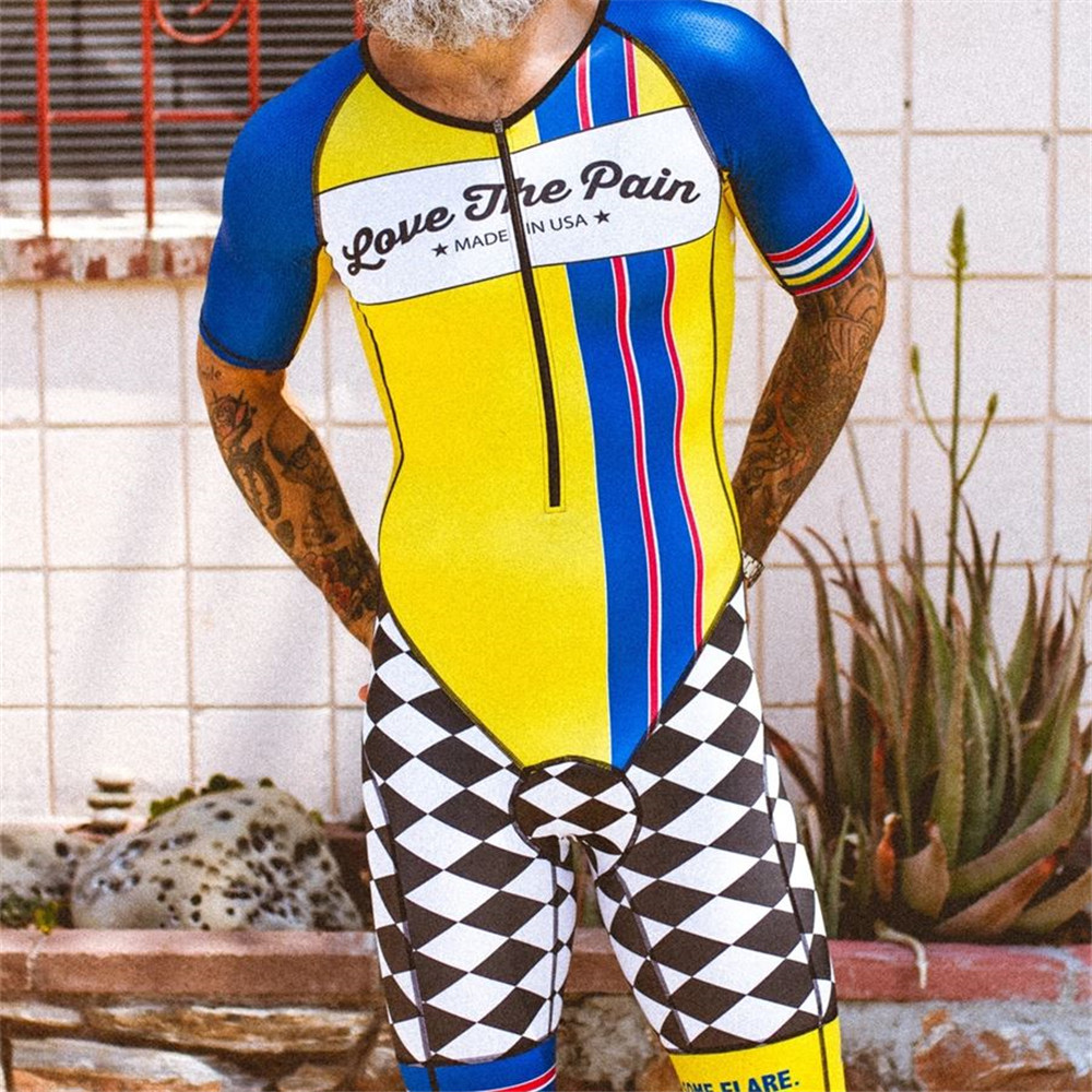 بدلة سباحة رجالية للدراجات اله - مراجعة Triathlon Cycling Kit وسعره