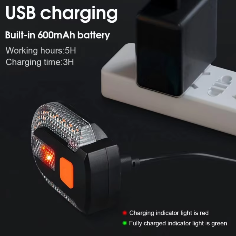 أضواء إشارة الانعطاف للدراجات  - مراجعة Cycling Gear Charging Station وسعره