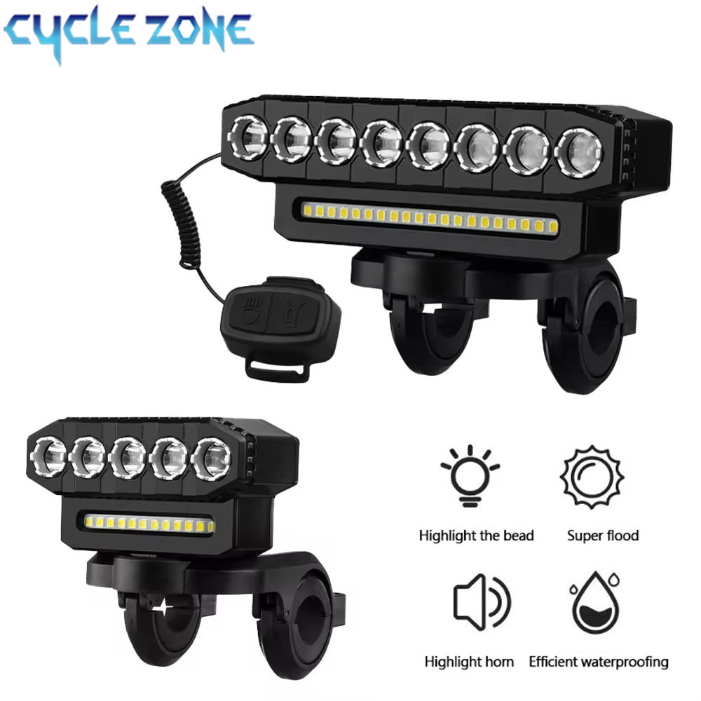 5/8 LED دراجة الجبهة ضوء USB ق - مراجعة Cycling Gear Charging Station وسعره