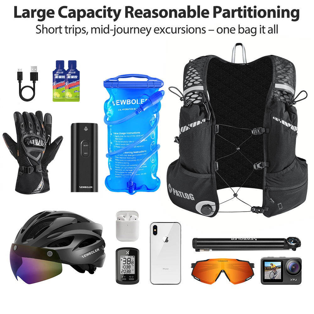 حقيبة ظهر خفيفة الوزن بسعة 8 ل - مراجعة Cycling Gear Backpack وسعره